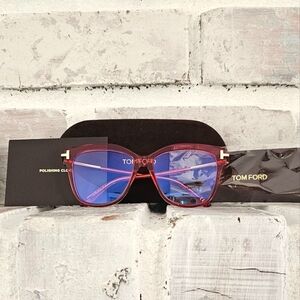 ♥️NEW Tom Ford Red Blue Block Glasses♥️